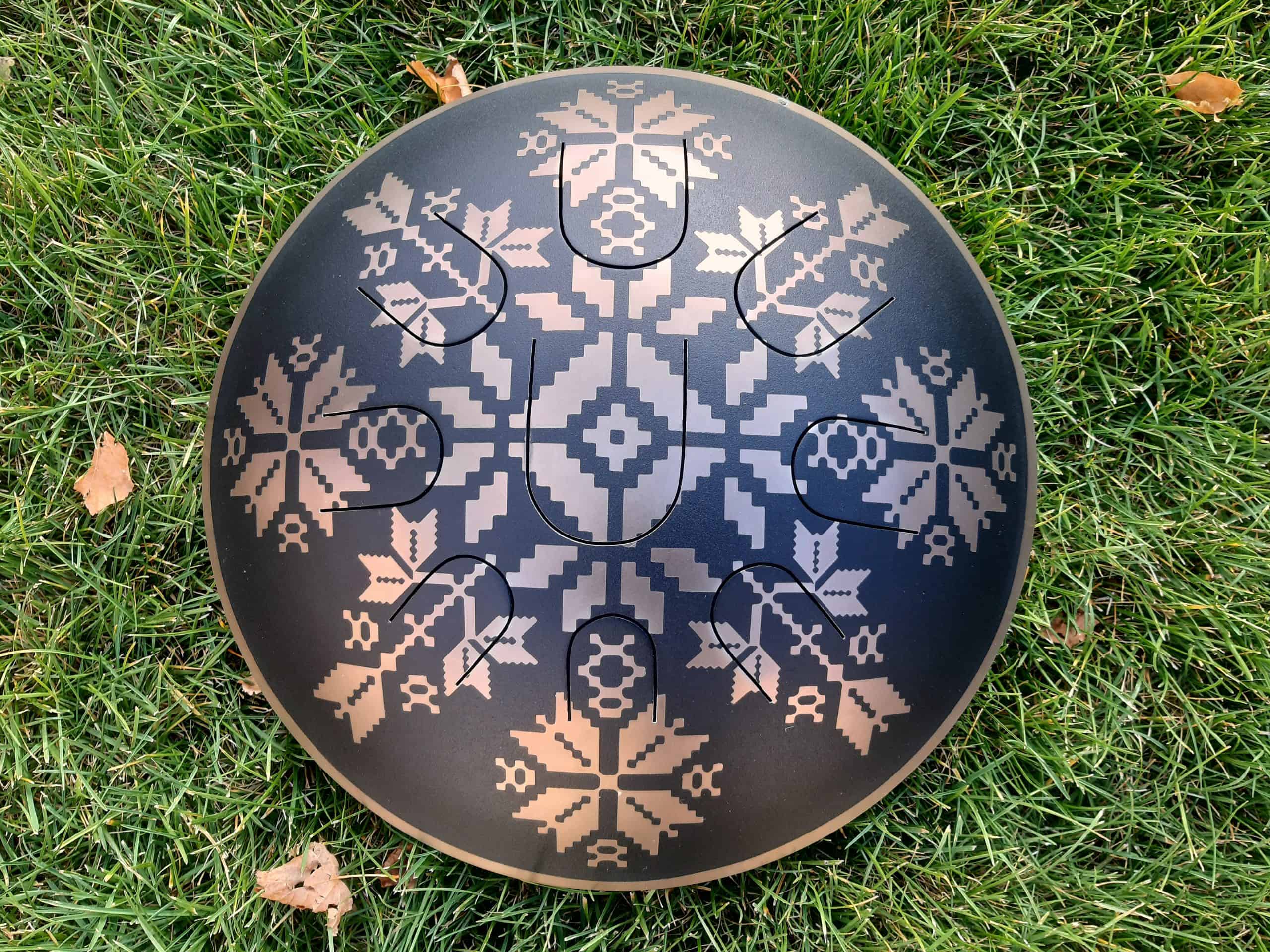 guda-drum-ornament guda drum freezbee глюкофон steel tongue drum hapidrum