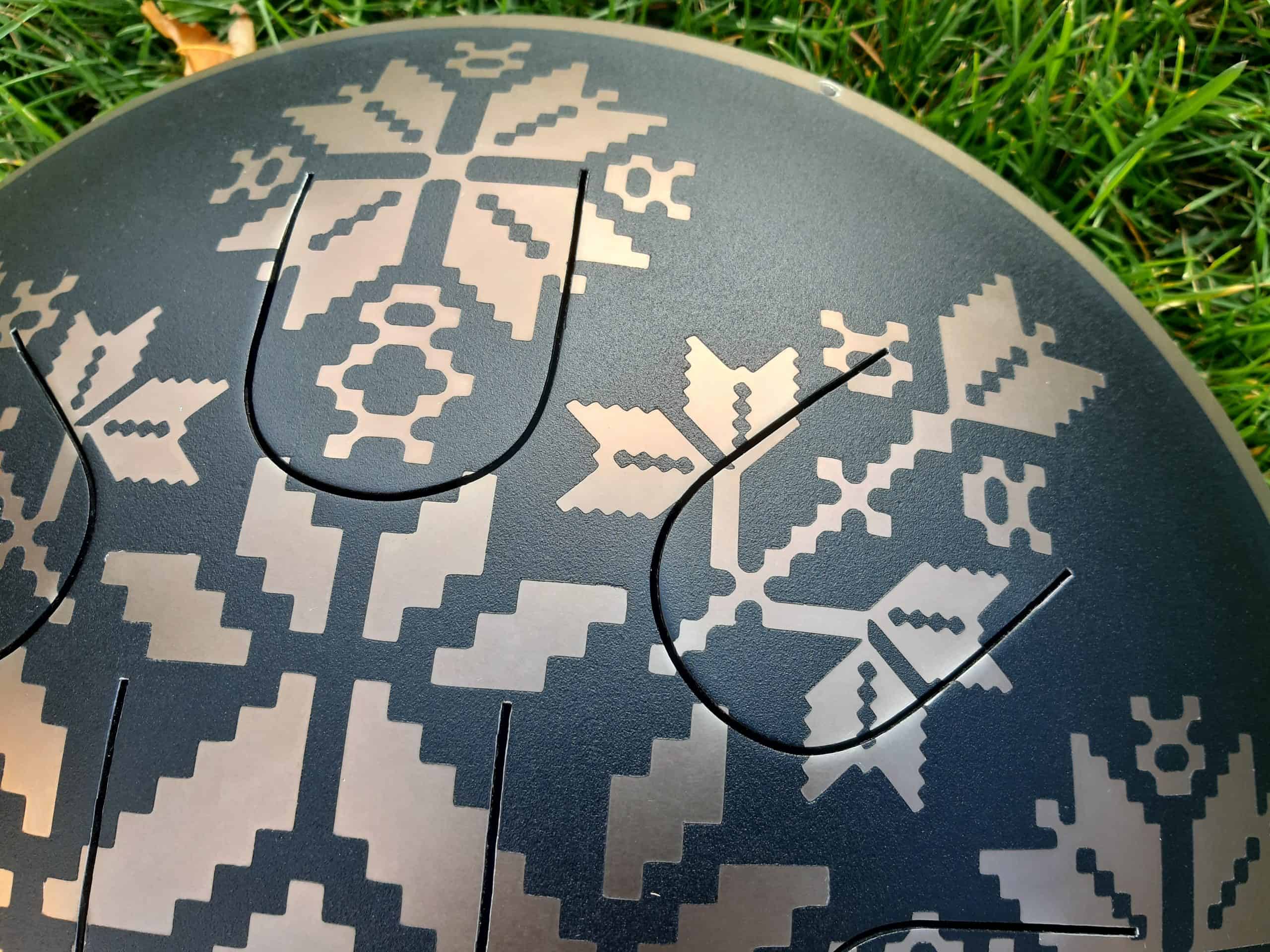 guda-drum-ornament-1 guda drum freezbee глюкофон steel tongue drum hapidrum