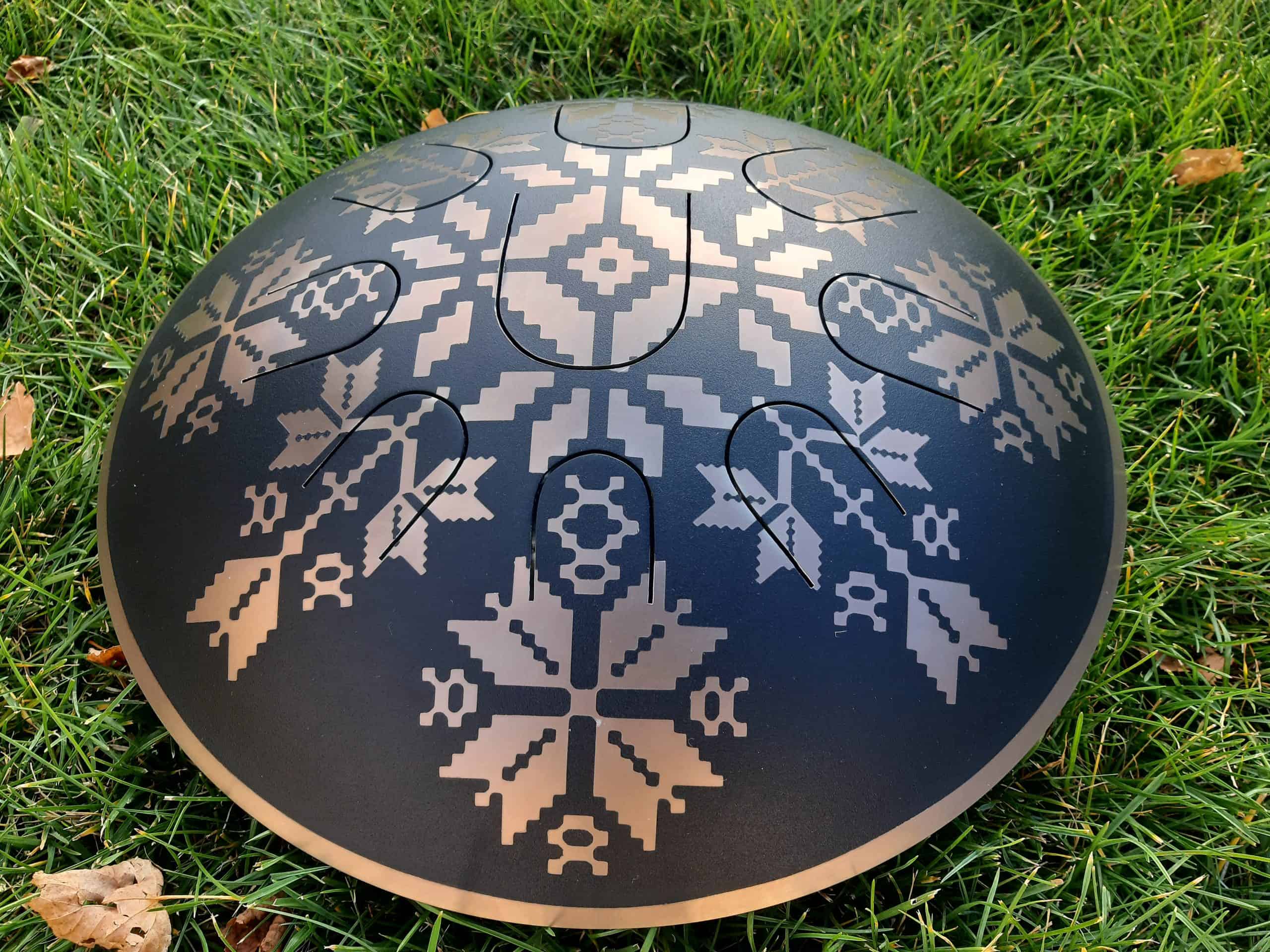 guda-drum-ornament-2 guda drum freezbee глюкофон steel tongue drum hapidrum